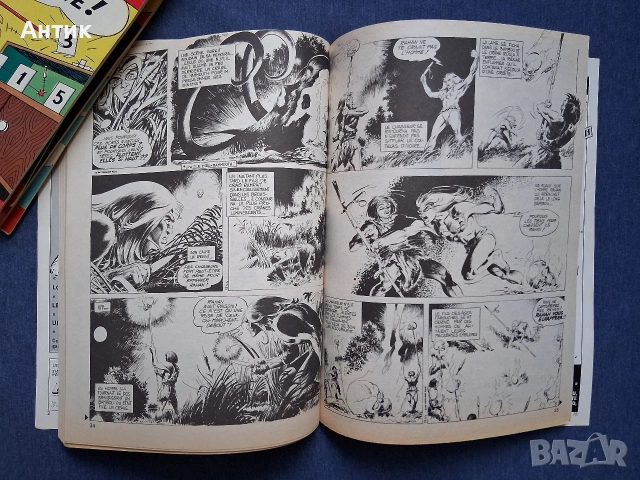 Лот Стари Френски Списания Pif Gadjet Комикс Албум RAHAN, снимка 8 - Колекции - 54155539