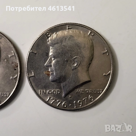$лот половин кенеди, снимка 3 - Нумизматика и бонистика - 54371535