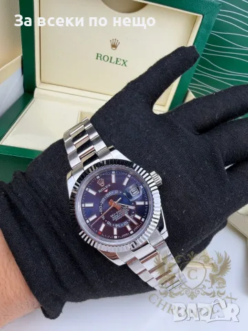 Rolex Sky-Dweller Мъжки Часовник С Автоматичен Японски Механизъм Код Chronolux58, снимка 2 - Мъжки - 55649450