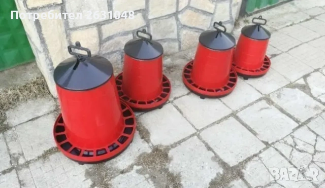 Хранилка за кокошки и гълъби 8 кг и 12 кг и 25 кг, снимка 4 - За птици - 43001705