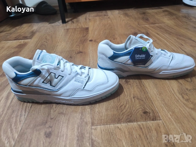 Нови мъжки обувки New Balance 550 размер 45.5, снимка 2 - Кецове - 54646455