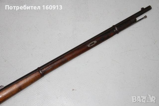 Отлична драгуска пушка Бердана-2 М1870. Без намеси., снимка 3 - Антикварни и старинни предмети - 54971638