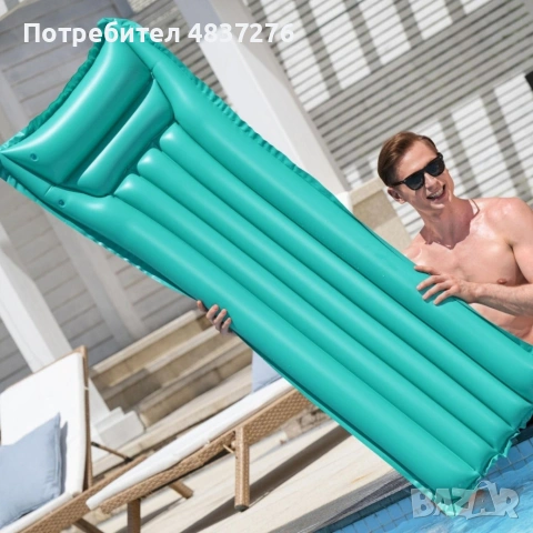 Надуваем матрак за море, басейн, градина, снимка 8 - Водни спортове - 55010384