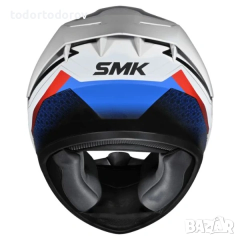 Мото каска за мотор SMK STELLAR SPORT FLIGHT Blue/Red 232.74 лв. / 119 €, снимка 3 - Аксесоари и консумативи - 54604512
