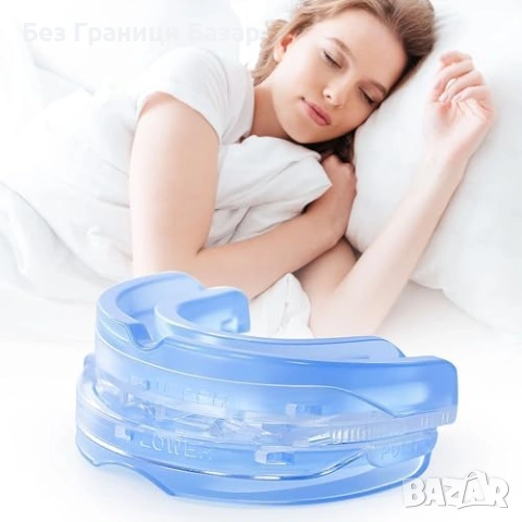Ново Анти Хъркане Устройство Мундщук Регулируем Dental Guard За Мъже И Жени С Калъф