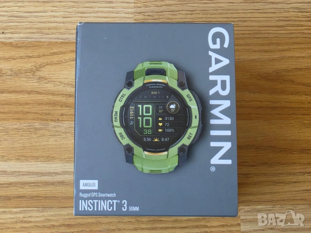 Garmin Instinct 3 Amoled 50mm, снимка 2 - Смарт гривни - 54597153