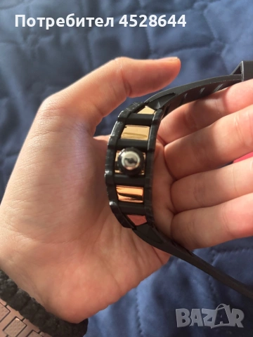 Продавам Richard Mille RM 21-01 Tourbillon Aerodyne skeleton watch in a rose gold and black carbon T, снимка 4 - Мъжки - 54396631
