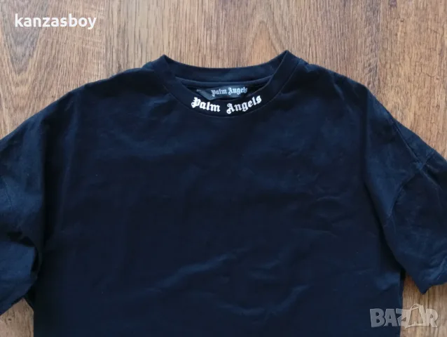 Palm Angels Classic Logo Over Tee UNISEX - страхотна тениска р-р L, снимка 5 - Тениски - 55502140