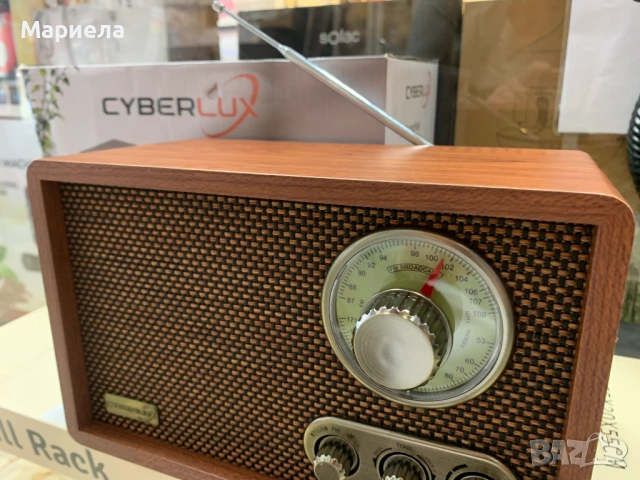 Cyberlux CL-3080 Ретро радио, снимка 9 - Радиокасетофони, транзистори - 54591575