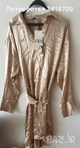 Нова рокля Zara - вискоза с етикет