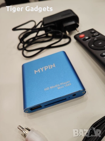 Mypin Mini HDMI Media Player – Full HD 1080p медиен плейър за USB, HDD и SD карта, снимка 3 - Плейъри, домашно кино, прожектори - 54485196