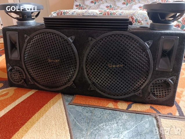 Бас 2х12инча усилвател и елипси, снимка 4 - Тонколони - 54053112