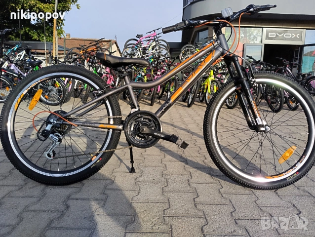 X Велосипед 24" ZANTE сив, снимка 12 - Велосипеди - 54398351