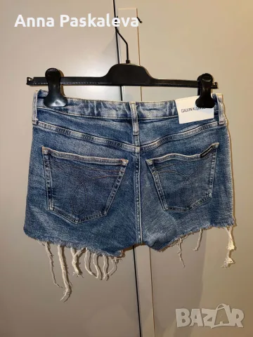 Къси дънкови панталонки Calvin Klein, снимка 3 - Къси панталони и бермуди - 55366596