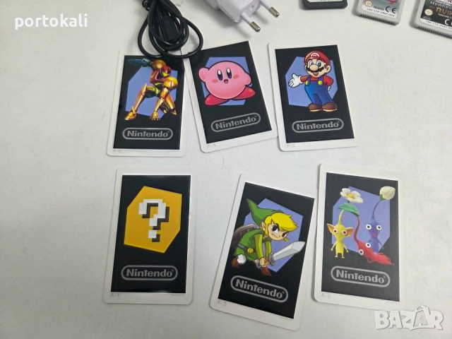 Nintendo 3DS + 5 игри кейс калъф карта памет аксесоари, снимка 3 - Nintendo конзоли - 55278960