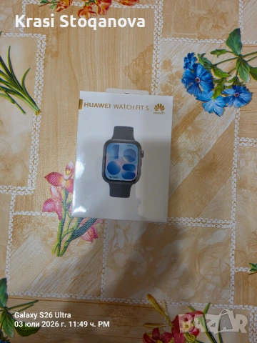 HUAWEI WATCH FIT 5 + Гаранция, снимка 5 - Смарт часовници - 55149761