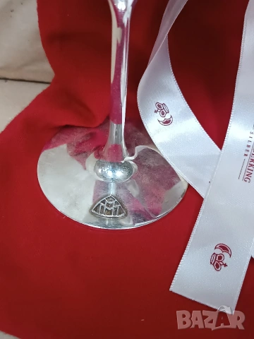 Посребрена чаша за шампанско за Майбах, снимка 2 - Антикварни и старинни предмети - 53996028