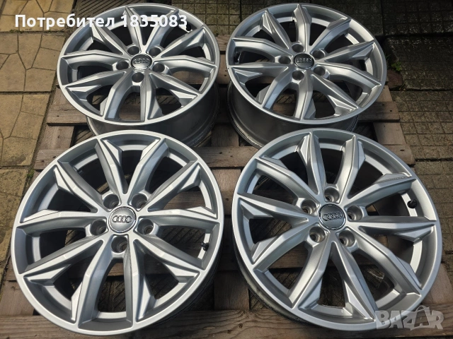 Лети джанти 17ки 5х112 Audi, снимка 2 - Гуми и джанти - 55063404