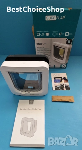 Умна автоматична вратичка за котки с четец за чипове SureFlap, снимка 6 - За котки - 54359312
