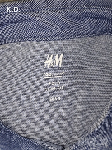 Мъжка поло тениска H&M - като нова, снимка 3 - Тениски - 54384067