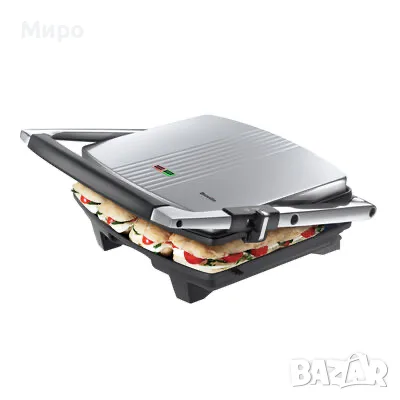 Сандвич тостер Breville Panini VST025X-01, 1000 W, Незалепващи плочи, Черен/Инокс, снимка 3 - Тостери - 55641096