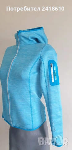 ORTOVOX Merino Inside Stretch Full Zip Hoodie  Womens Size S / XS ОРИГИНАЛ! Дамско горнище с цял цип