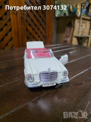 Колекционерска количка Mercedes Benz 280 SE 1961