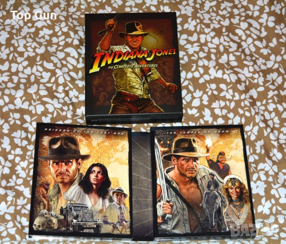 Блу Рей Индиана Джоунс Четирилогия Blu Ray Indiana Jones, снимка 4 - Blu-Ray филми - 44024938
