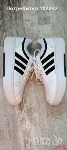 Дамски кецове на платформа Adidas Hoops 3.0 Bold, снимка 2 - Кецове - 55368724