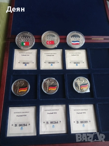 Сребърни монети , снимка 3 - Нумизматика и бонистика - 54148019