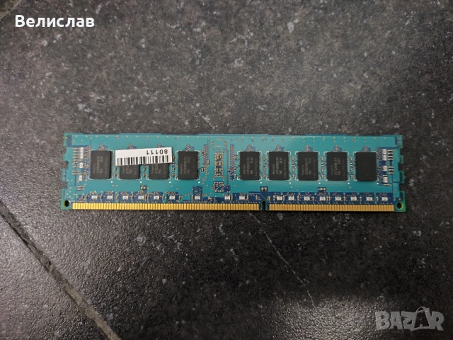 Оперативна памет SK Hynix DDR3 1600Mhz ECC 4GB, снимка 2 - RAM памет - 54738925