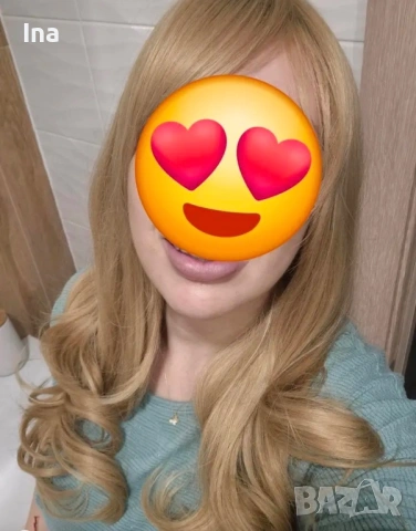 Руса перука като естествена коса стои , снимка 3 - Аксесоари за коса - 54352505