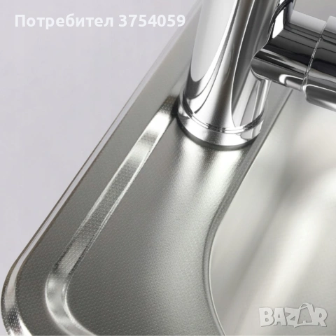 Гъвкав кухненски смесител 360° – Стоящ кран за мивка с въртящ чучур и комплект за монтаж, снимка 6 - Смесители - 55148275