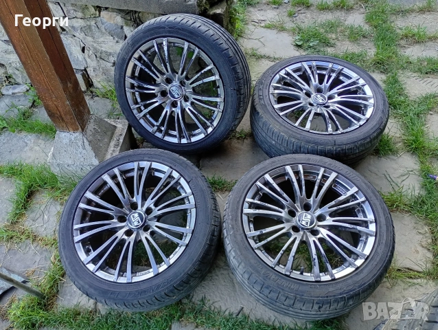 Джанти 17 5х114.3 O.Z, снимка 2 - Гуми и джанти - 54832270
