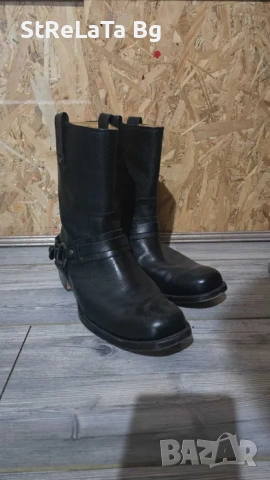 Frye jesse harness boots 8R мъжки кожени ботуши, снимка 2 - Мъжки ботуши - 54896660