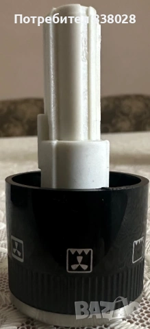 Пуш бутон-врътка черна с чело-(inox) d33x50mm, снимка 2 - Други стоки за дома - 54603996