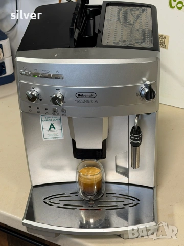 Кафемашина кафе автомат delonghi magnifica с гаранция, снимка 7 - Кафемашини - 55227624