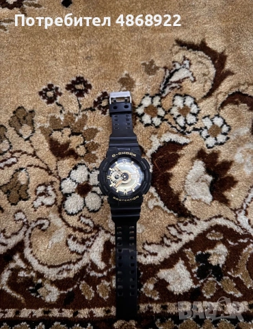 Casio G-Shock GA-110-Черно златен вариант