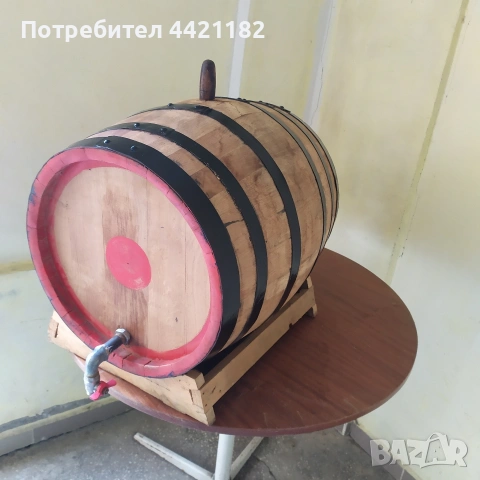 буре 65 литра-дъбово, снимка 4 - Бидони, бурета и бъчви - 54325874