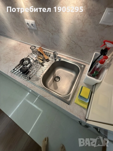 Продавам кухня 3,28м.  с фурна, плот и миялна AEG, хладилник Zanussi, аспиратор Teka, само за 1200€, снимка 9 - Кухни - 55216453