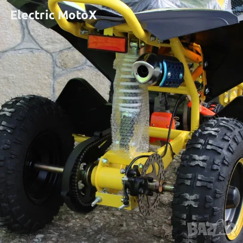 Детско бензиново ATV Grizzly SPORT – BLACK & YELLOW, снимка 10 - Мотоциклети и мототехника - 55364583