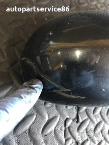 Дясно странично огледало (без стъкло) черно за Citroen C5 (2001-2005) 019013 , снимка 2 - Части - 54537237