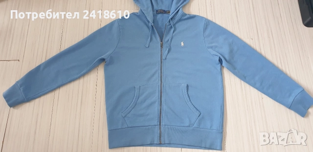 POLO Ralph Lauren Cotton  Full Zip Hoodie Mens Size / М  НОВО!ОРИГИНАЛ! Мъжка Качулка с цял цип, снимка 13 - Суичъри - 54886642