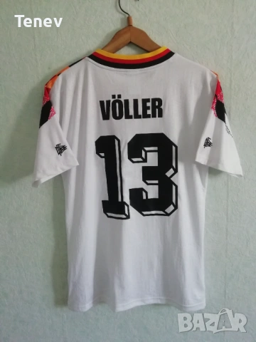 Германия Руди Фьолер 1994 Adidas тениска фланелка Germany Voller 