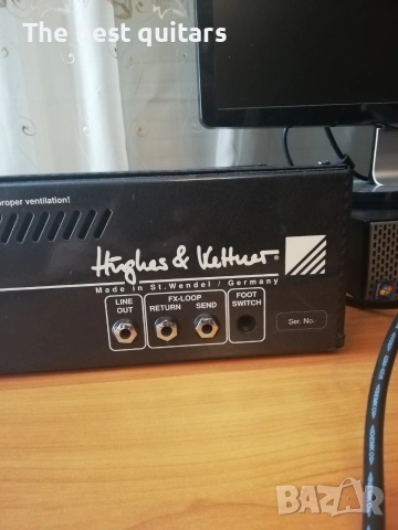 Немски качествен усилвател/глава/ Hughes and Kettner, снимка 9 - Китари - 54370046