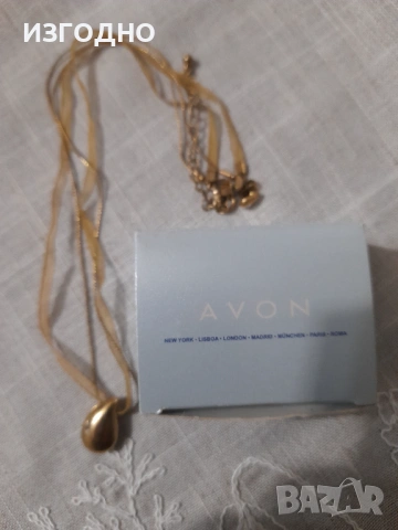 10€ КОЛИЕ И ОБИЦИ AVON МОЛЯ ВИЖТЕ СНИМКИТЕ, снимка 7 - Бижутерийни комплекти - 54640738