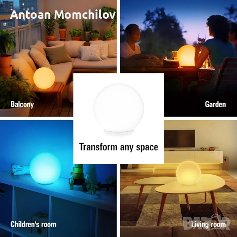 Смарт LED лампа Eve Flare HomeKit Thread IP65, снимка 5 - Лед осветление - 55233885