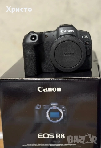 НОВО!!! Безогледален фотоапарат Canon - EOS R8, 24.2MPx, Black + Батерия LP-E17  , снимка 3 - Фотоапарати - 54681597