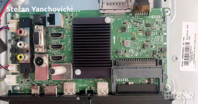 T-CON платка за телевизор JVC LT-50VA3000. CCPD-TC495-008 V4.0, снимка 4 - Части и Платки - 54650008