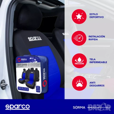 Тапицерия за седалки Sparco, снимка 5 - Аксесоари и консумативи - 55125782